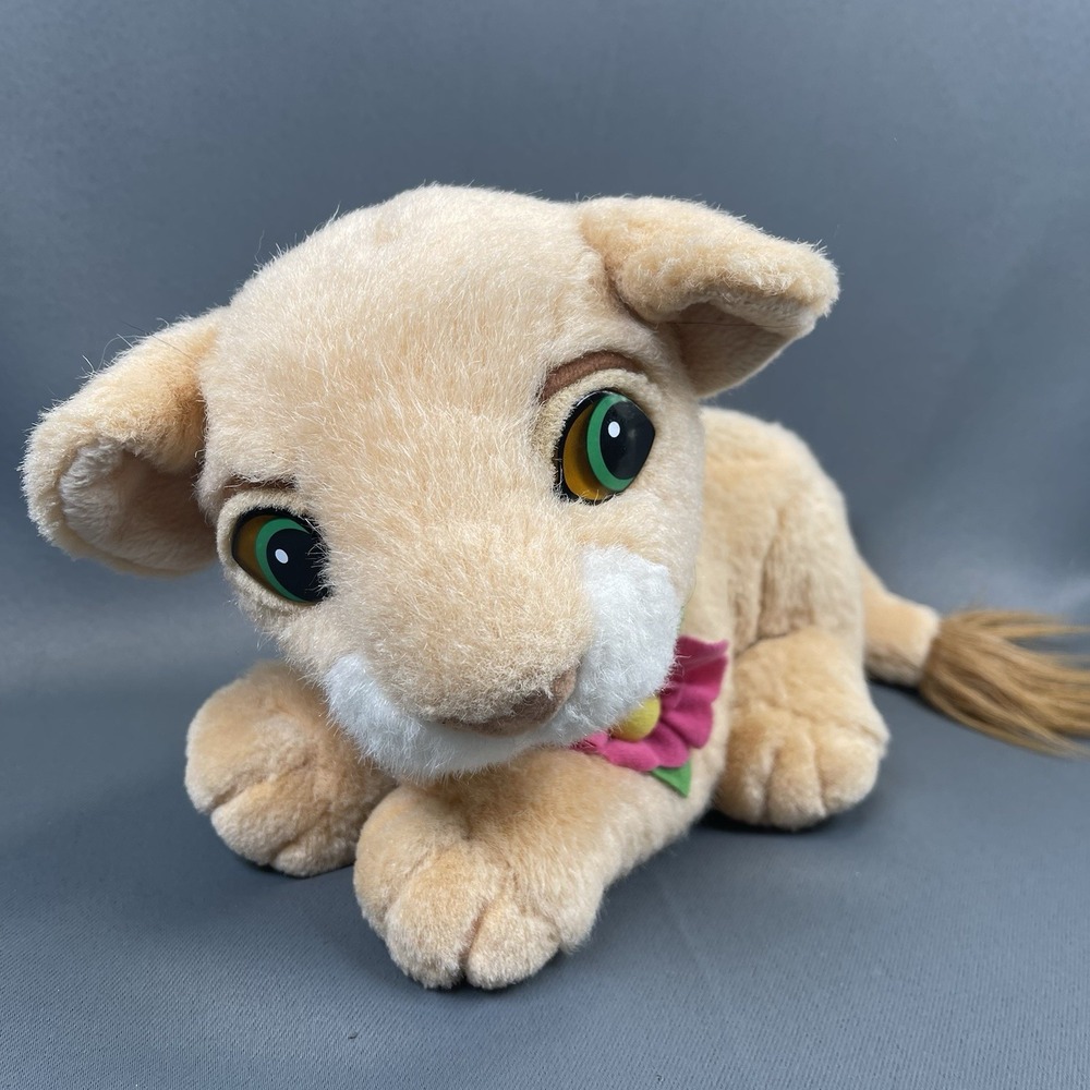 Vintage 1993 Lion King Nala Purring Plush Plush Works Good Condition VIDEO